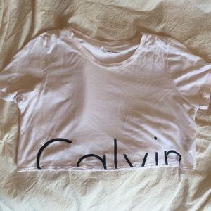 CALVIN KLEIN CROPPED T-SHIRT